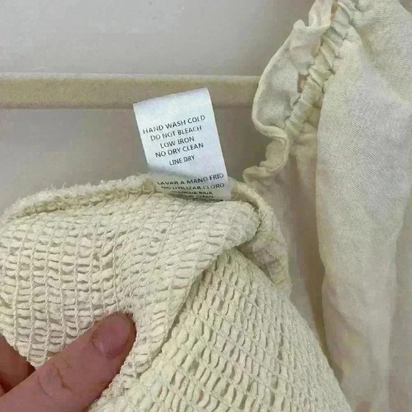 Mable smocked mini dress with cut out detail fairycore romantic cottagecore - Picture 5 of 6